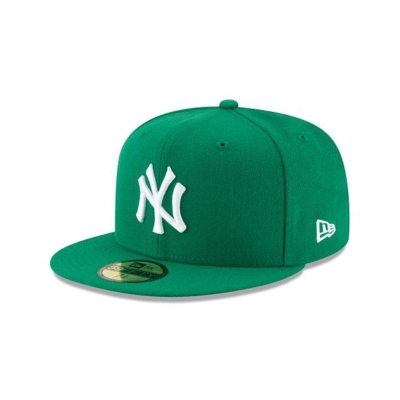 New York Yankees Gorra | New Era MLB Basic 59fifty Fitted Cap Mexico - Verdes